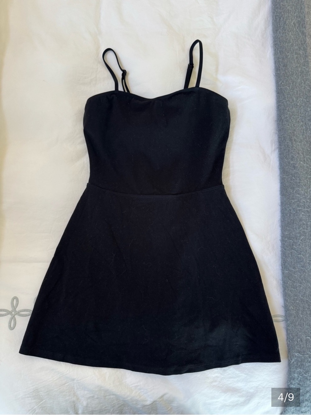 Alo Courtside Tennis Dress in Black - Picture 4 of 5